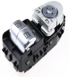 Master Window Switch for MERCEDES-BENZ V-Class W447 (2019-2022) in Black color White Light