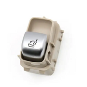 `Mercedes Benz C-Class W205 Sedan (2015-2021) Beige Right Seat Adjustment Switch Button With Chrome_1