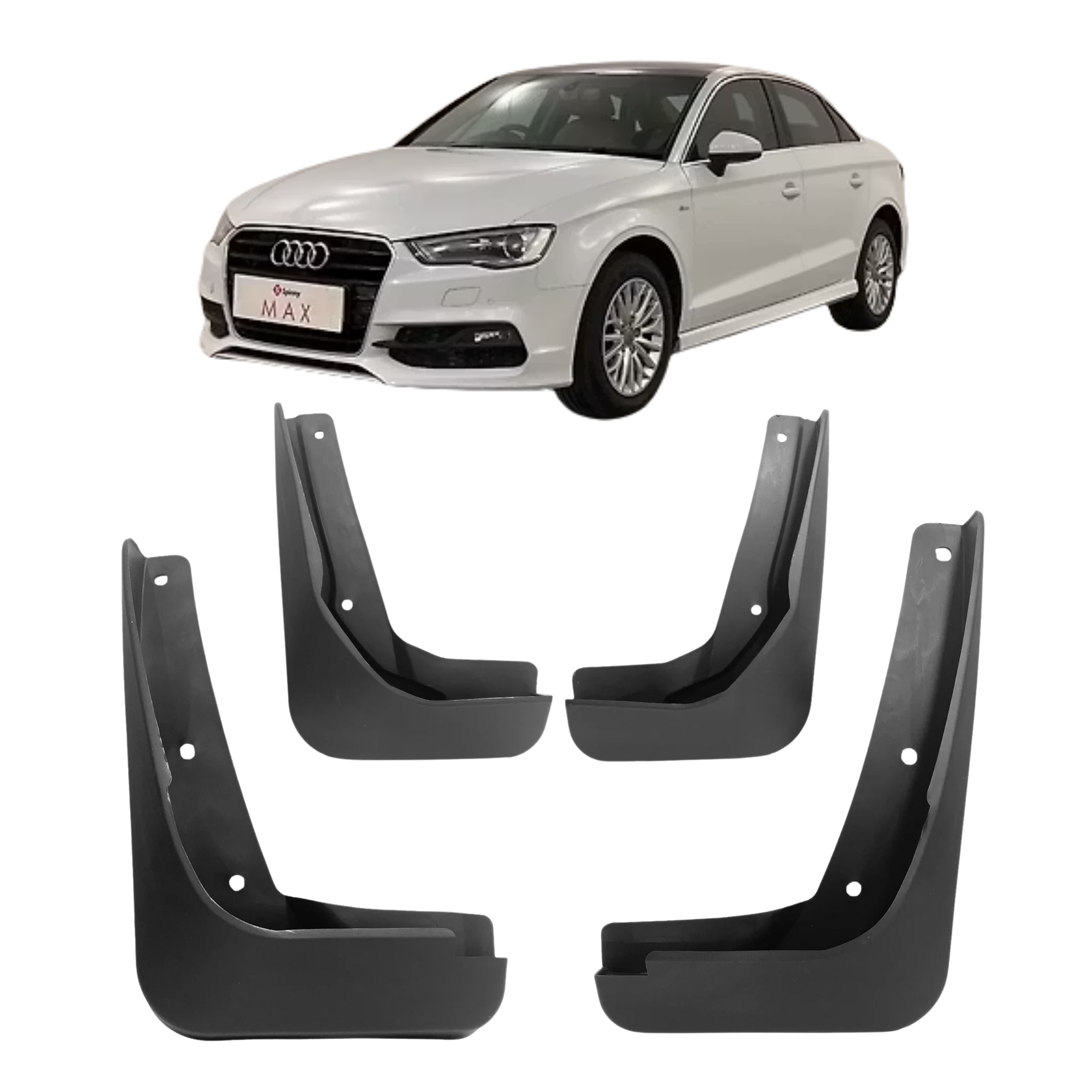 Mud Flaps Set for AUDI A3 8V (2015-2016) Sedan