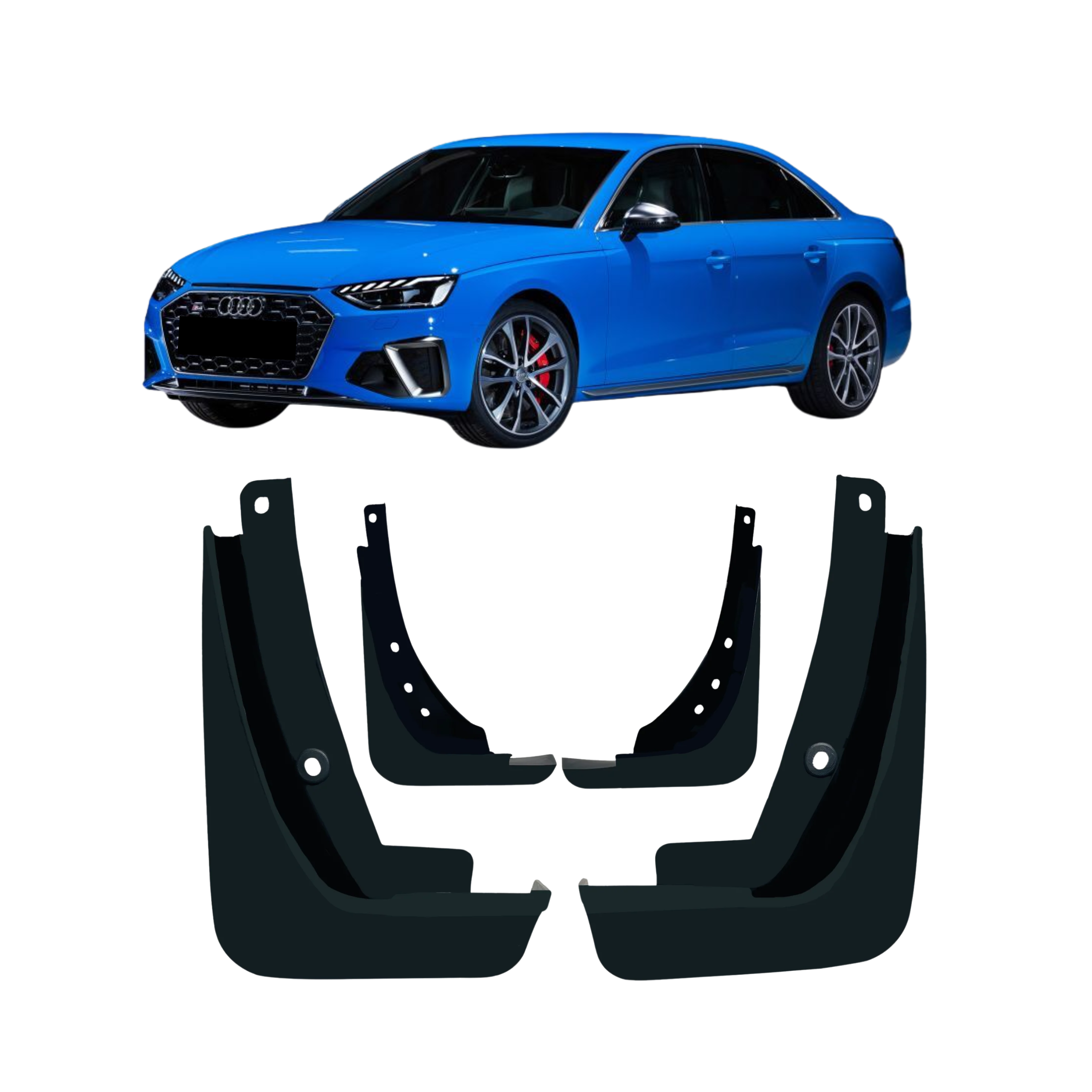 Mud Flaps Set for AUDI A4 8W2 (2020-2023) Sedan