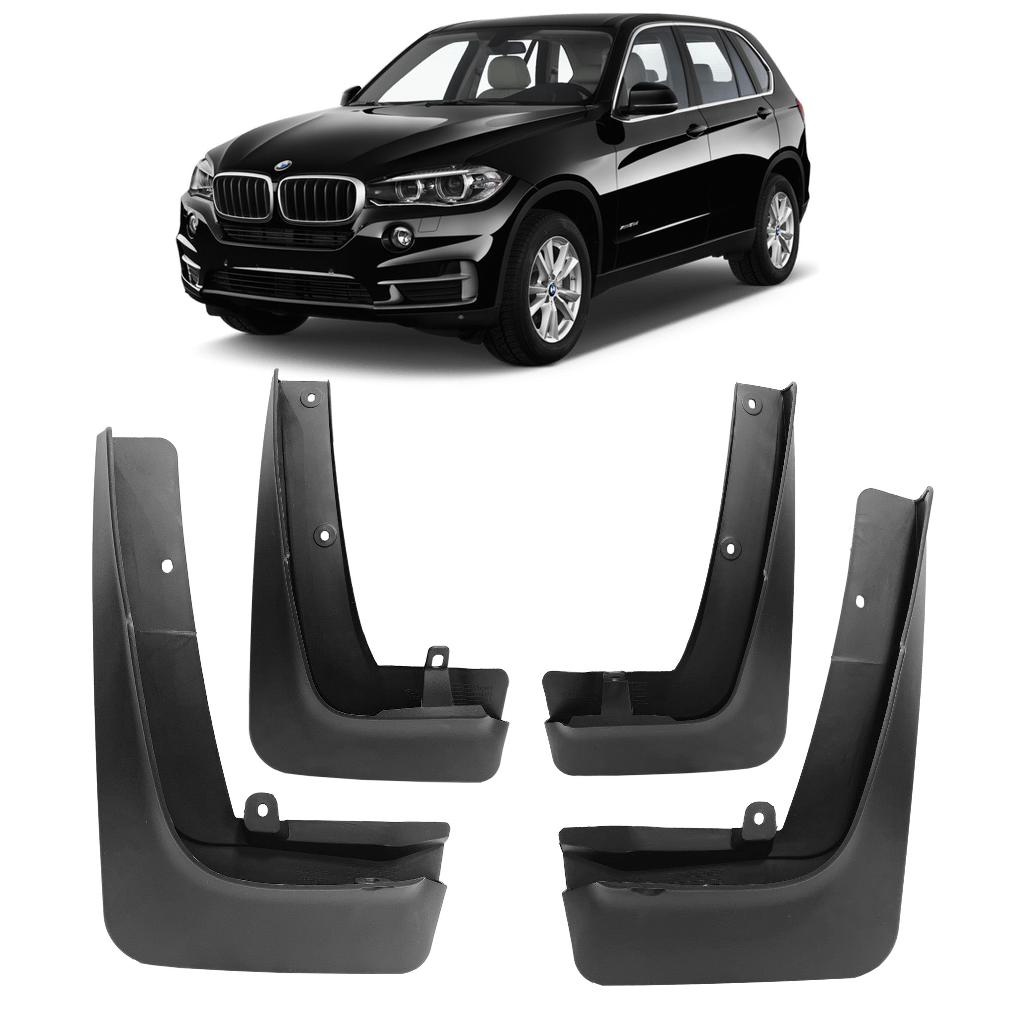 Mud Flaps Set for BMW X5 F15 (2014-2018) SUV M Sport without pedal