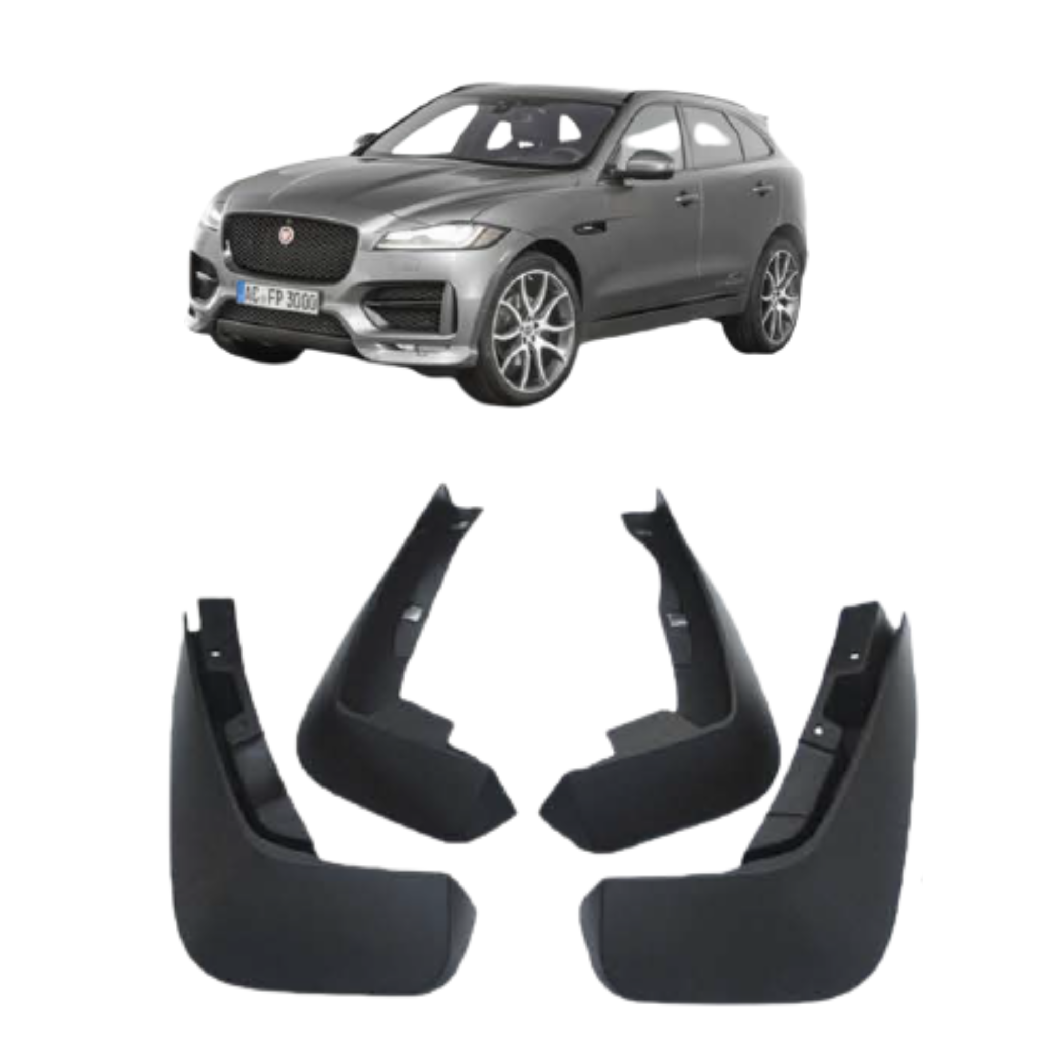 Mud Flaps Set for JAGUAR F-PACE X761 (2016-2022) SUV