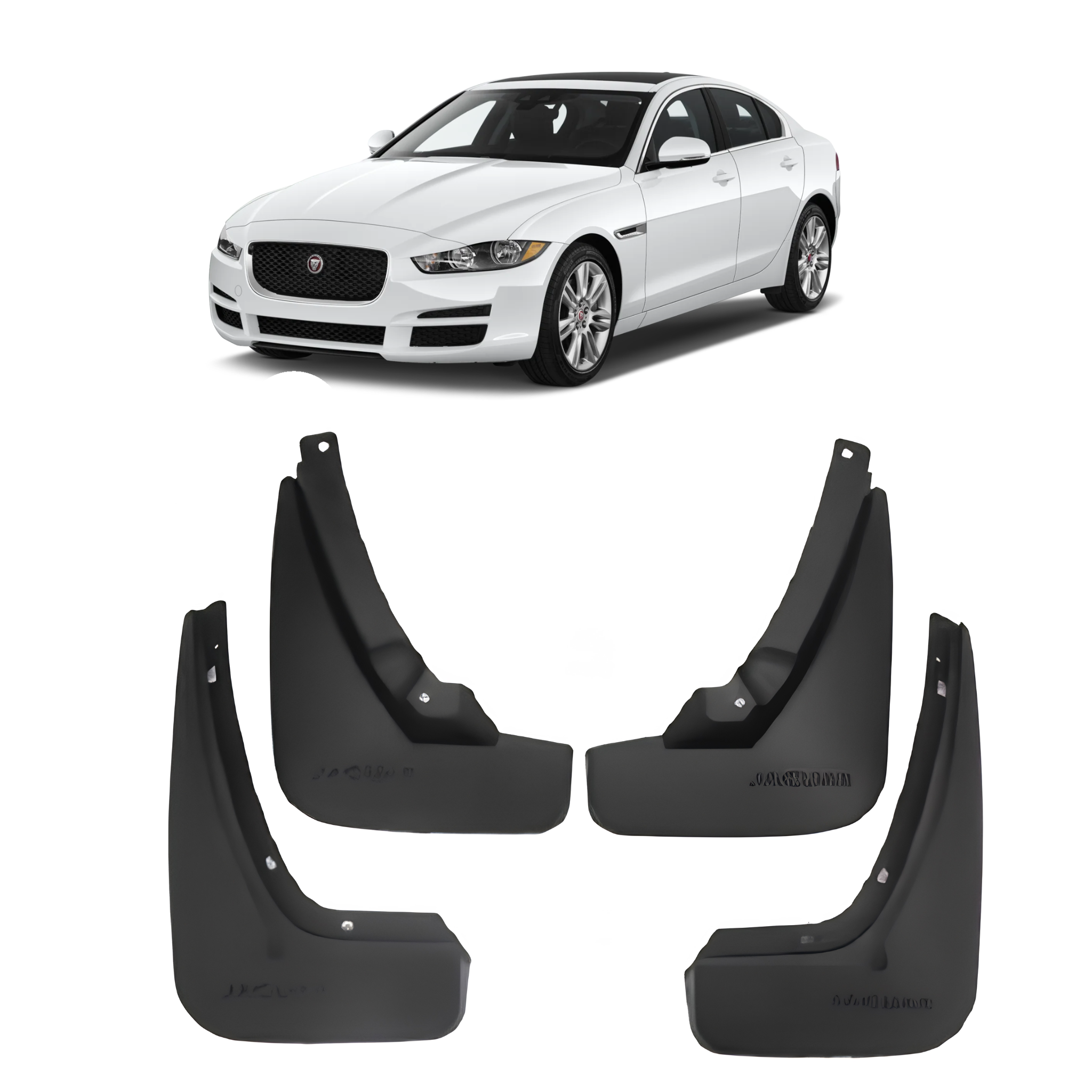 Mud Flaps Set for JAGUAR XE X760 (2015-2021) Sedan