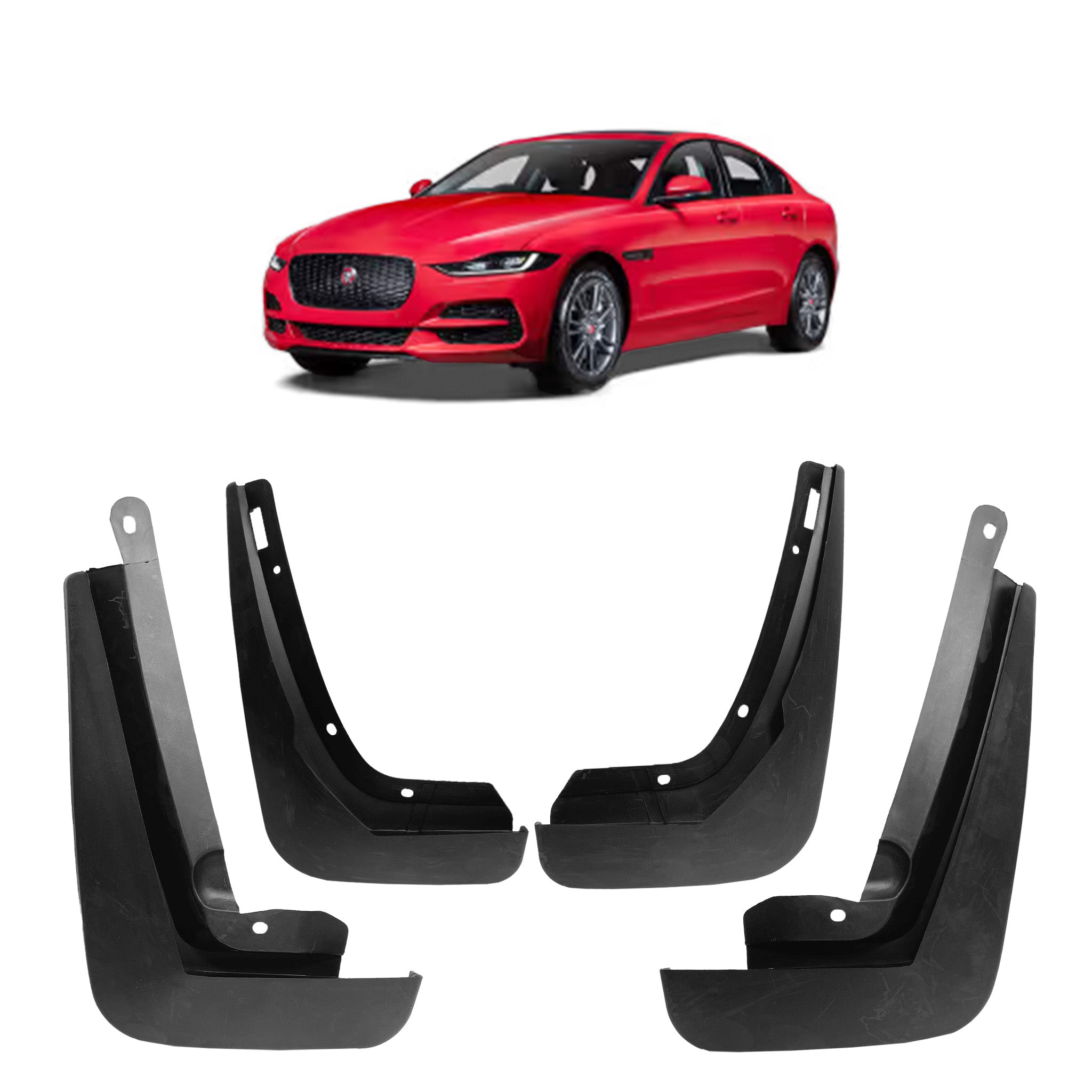 Mud Flaps Set for JAGUAR XE X760 (2020-2023) Sedan