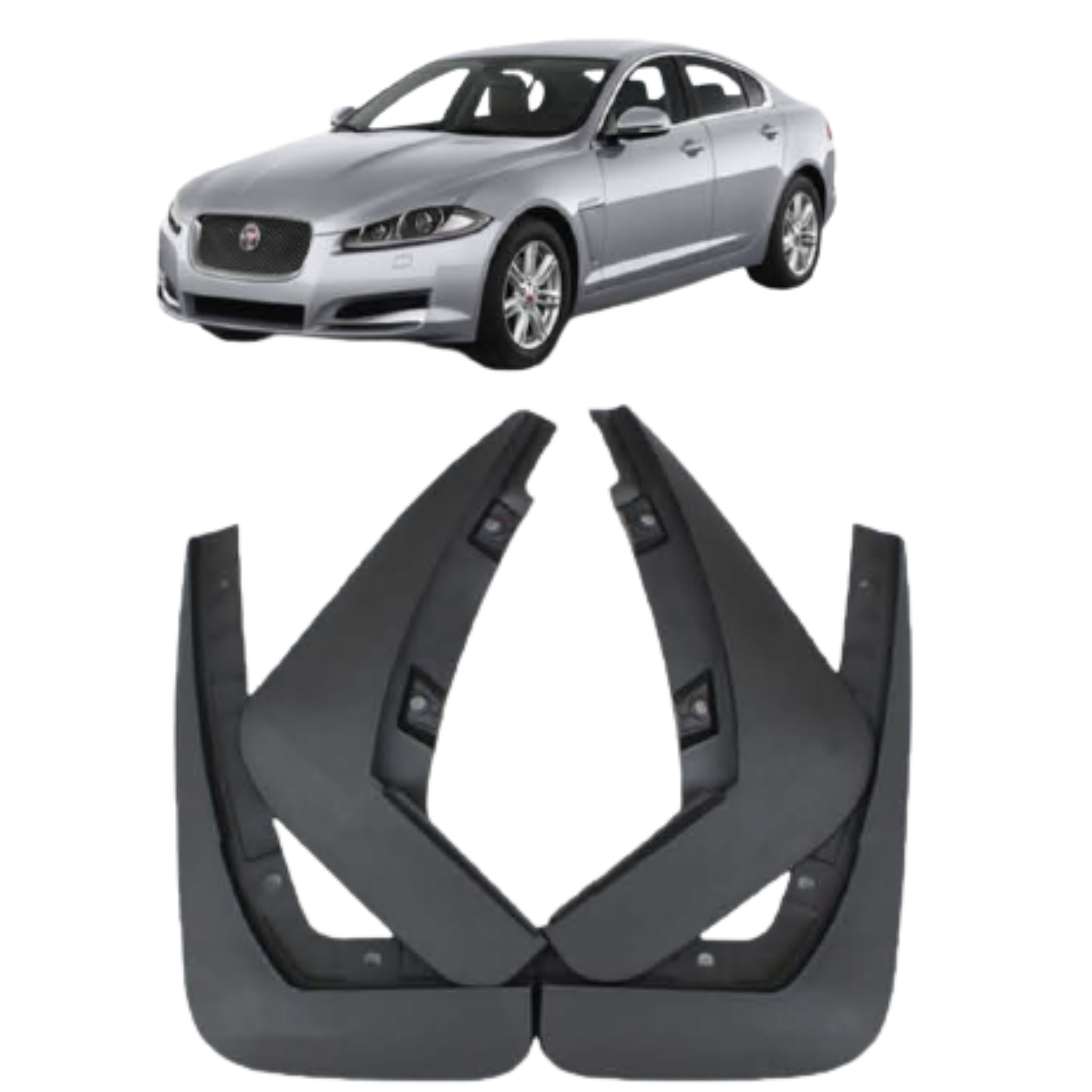 Mud Flaps Set for JAGUAR XF X250 (2009-2015) Sedan