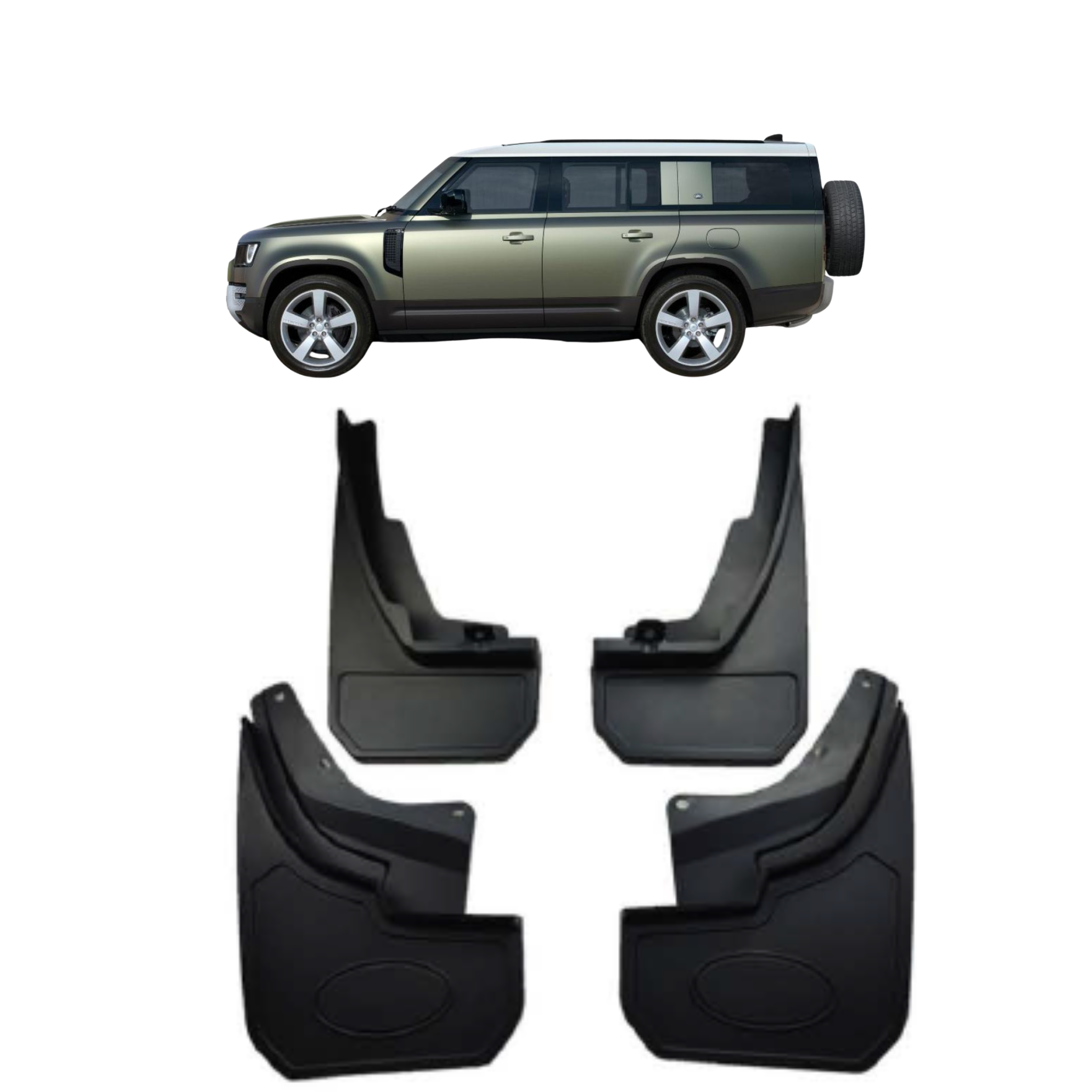 Mud Flaps Set for LAND ROVER DEFENDER L663 (2023) SUV
