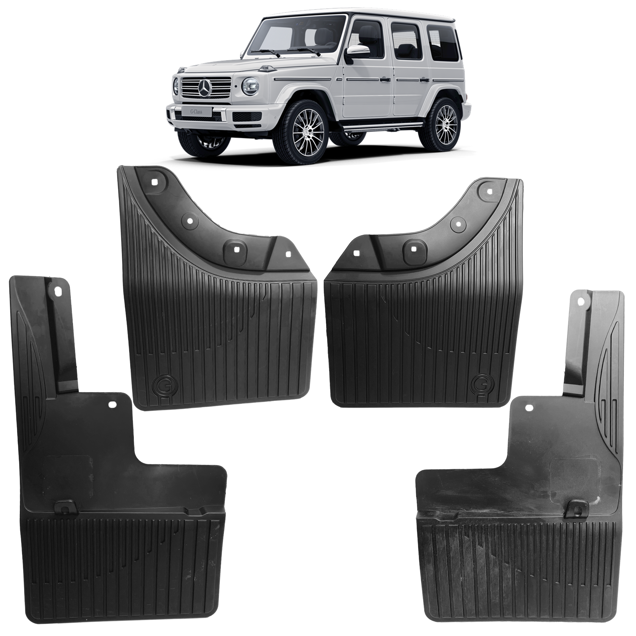 Mud Flaps Set for MERCEDES-BENZ G-CLASS W463 (2019-2023) SUV