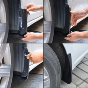 Mud Flaps Set for MERCEDES-BENZ GLE W166 (2015-2019) SUV without pedal
