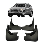 Mud Flaps Set for MERCEDES-BENZ ML-CLASS W164 (2005-2010) SUV with pedal