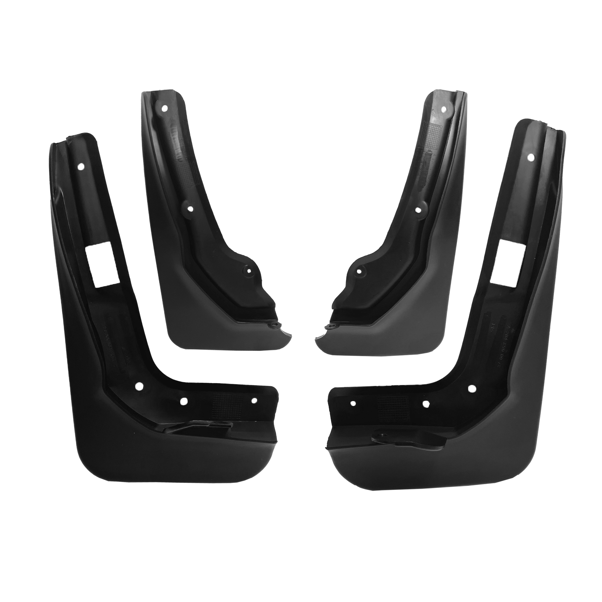 Mud Flaps Set for Mercedes C Class W204 Sedan (2011-2015) (Set of 4)_1
