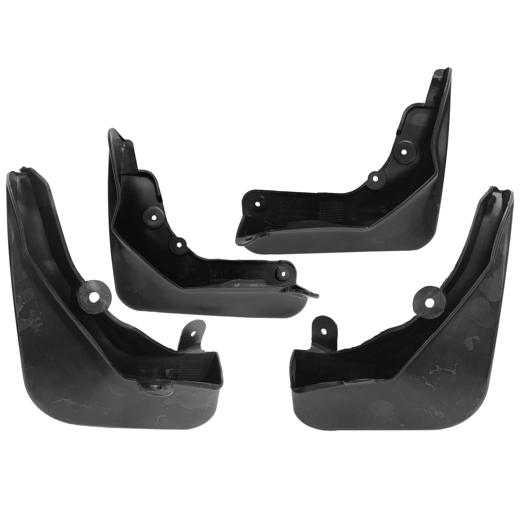 Mud Flaps Set for Mercedes E Class W212 Sedan (2008-2013) (Set of 4)_1