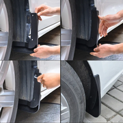 Mud Flaps Set for Mercedes GLC Class X253 SUV (2015-2018) (Set of 4)_4