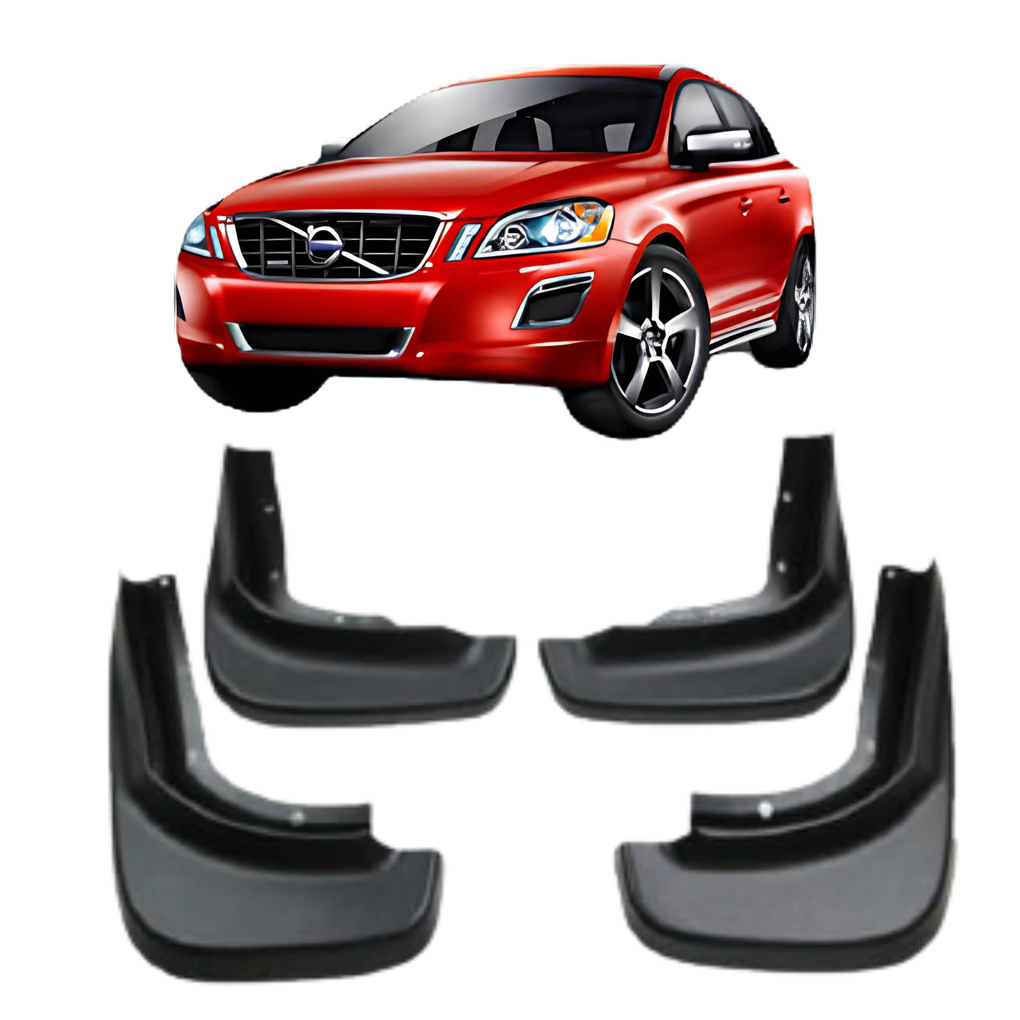 Mud Flaps Set for VOLVO XC60 156 (2010-2013) SUV