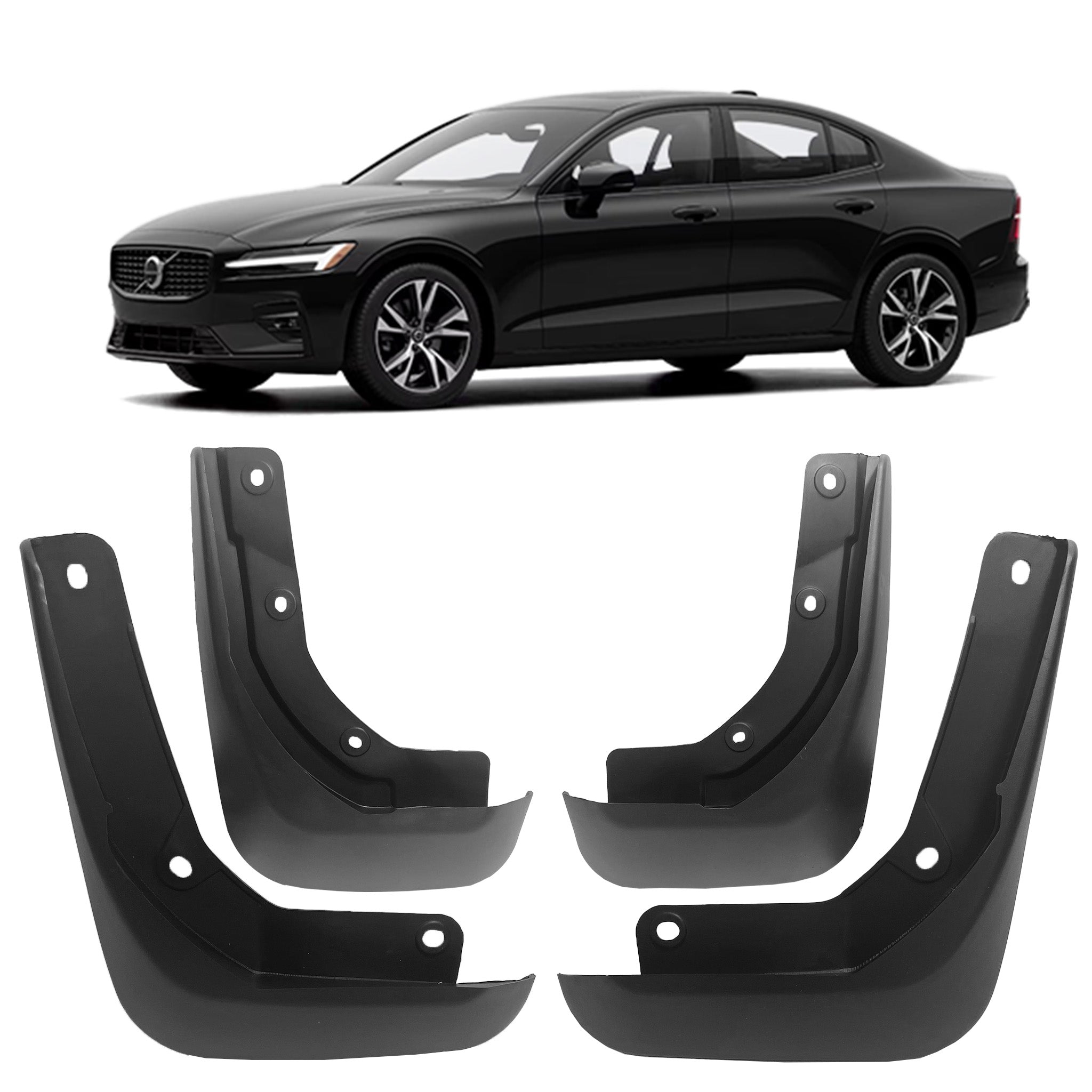 Mud Flaps Set for Volvo S60 Sedan (2019-2024) (Set of 4)_1