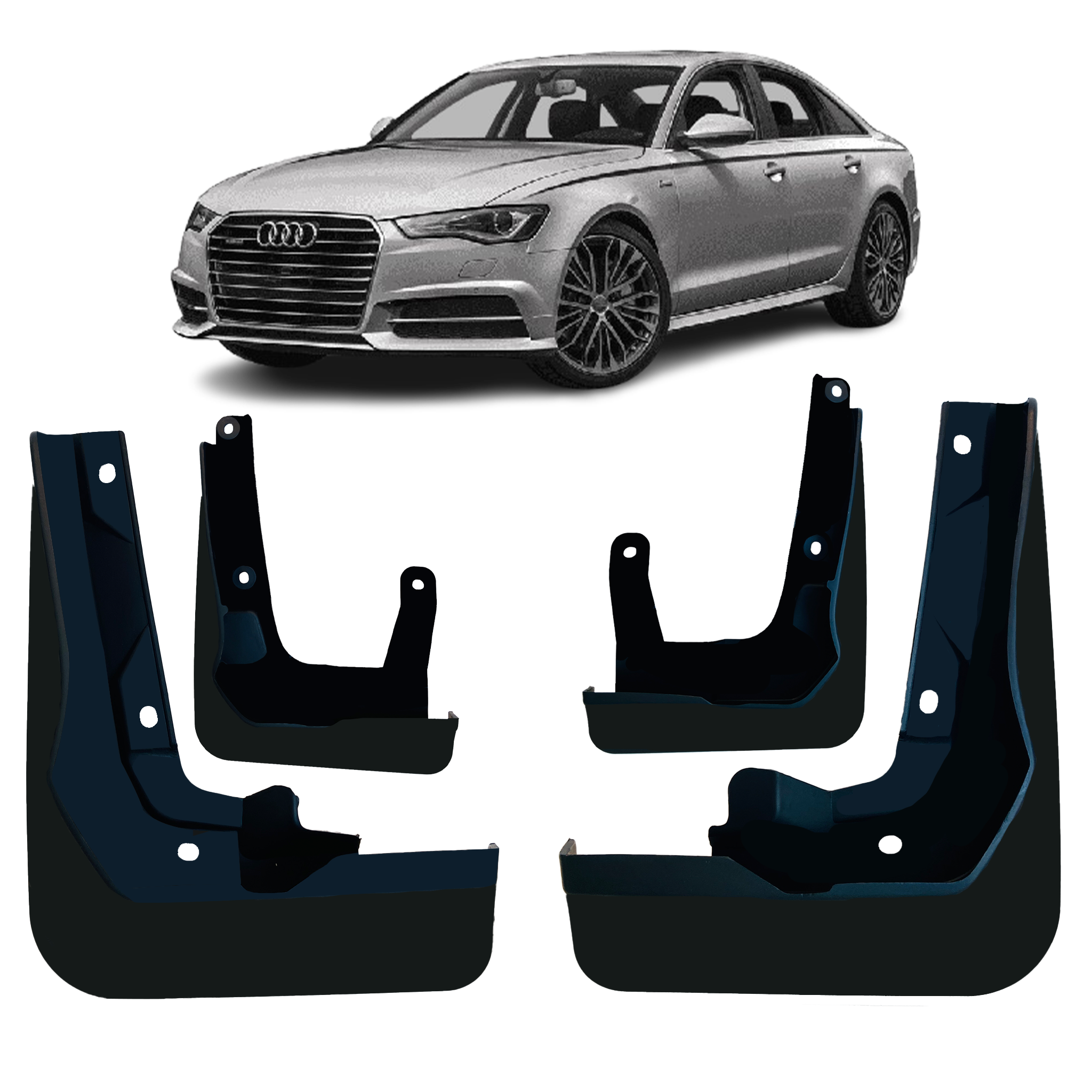 Mud Flaps for Audi A6 C8 Sedan (2018-2022) (Set of 4)_01