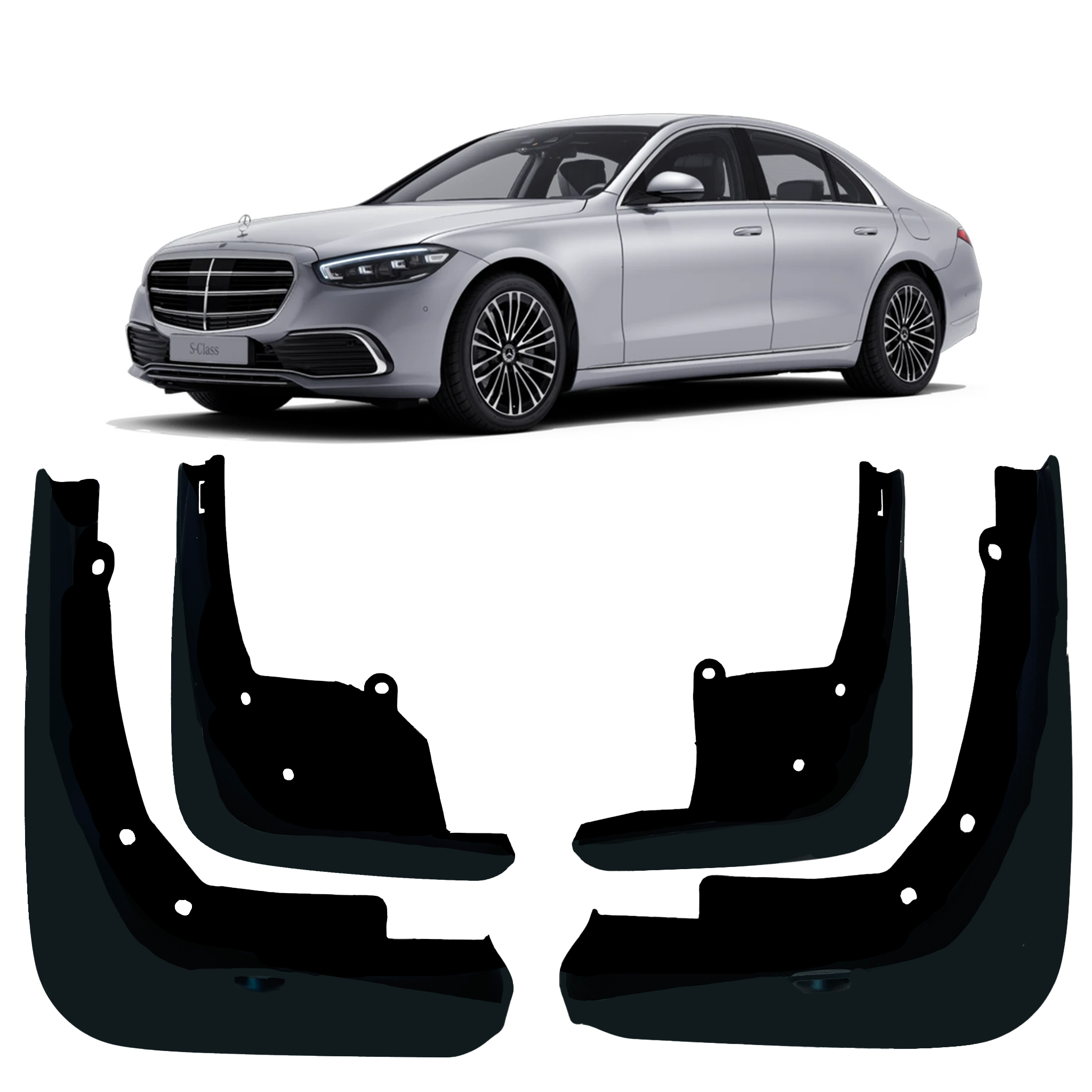 Mud Flaps for Mercedes-Benz S Class (2021-2024)_01
