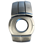 Multimedia Buttons Set for BMW 2 SERIES F87 (2018-2022) in Silver color CIC Model B