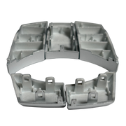 Multimedia Buttons for BMW X6 F16 (2014-2019) in Silver color CIC 5 Pcs