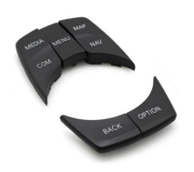 Multimedia Control Button for BMW M4 F98 (2020-2025) in Black color