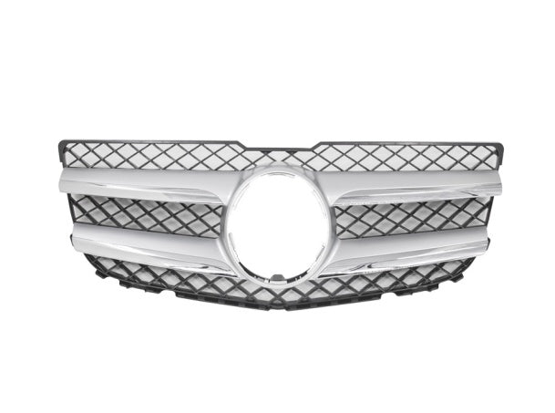 Front Radiator Grille for MERCEDES-BENZ GLK-Class X204 (2008-2012) Original/OEM Style in Silver