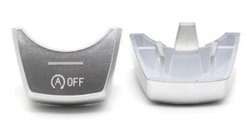 OFF Button for BMW X2 F39 (2018-2022) in Silver color Model B