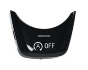 Off Button for BMW 5 Series G38 (2017-2023) in Black color Polished