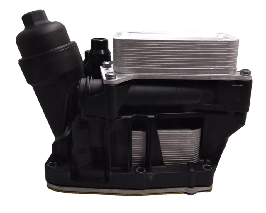 Oil Cooler Assembly for BMW 5 SERIES F10 (2010-2016) with Aluminum Heat Exchanger and Composite Housing