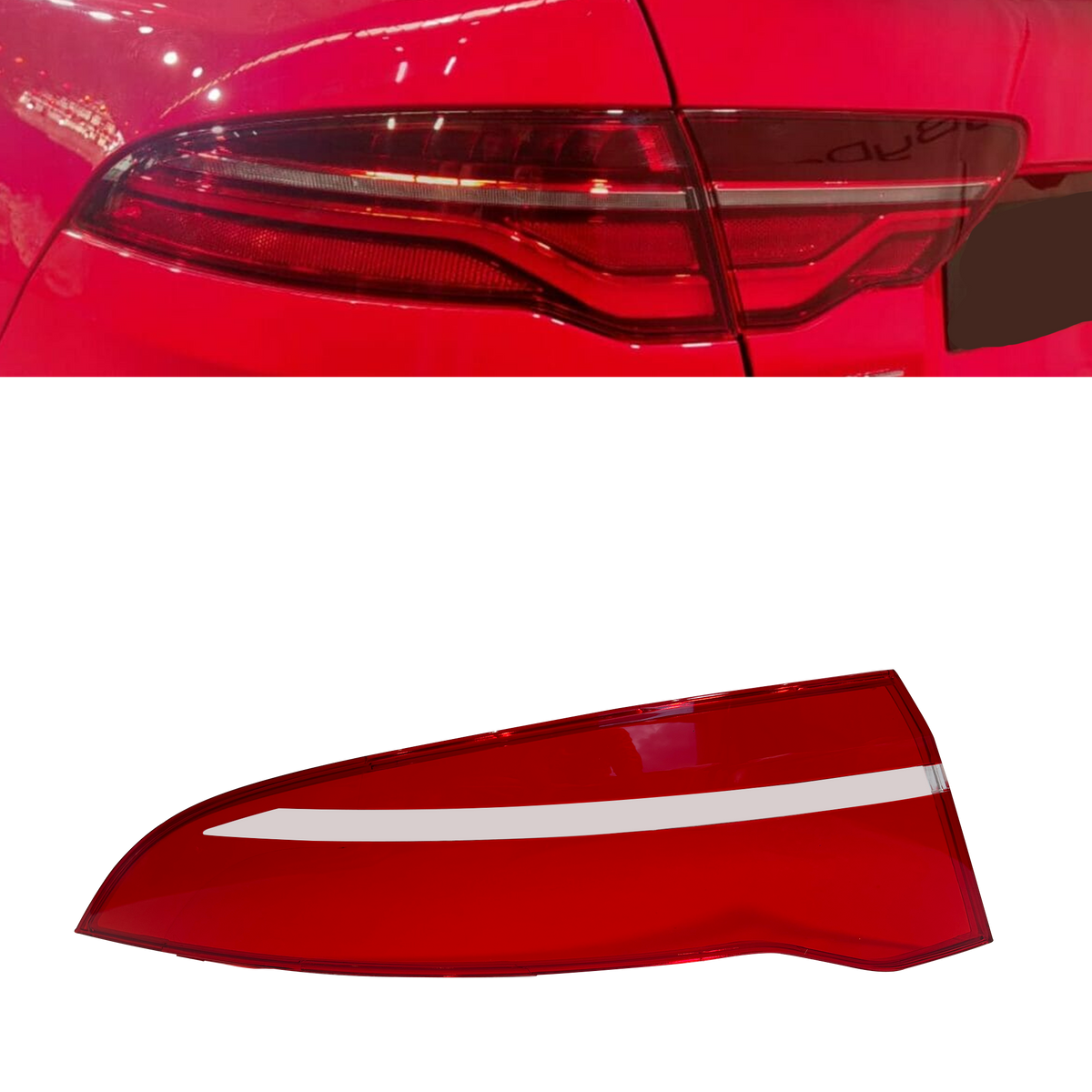 Outer Left (Passenger Side) Tail Lamp Cover for JAGUAR XE X760 (2020-2023)