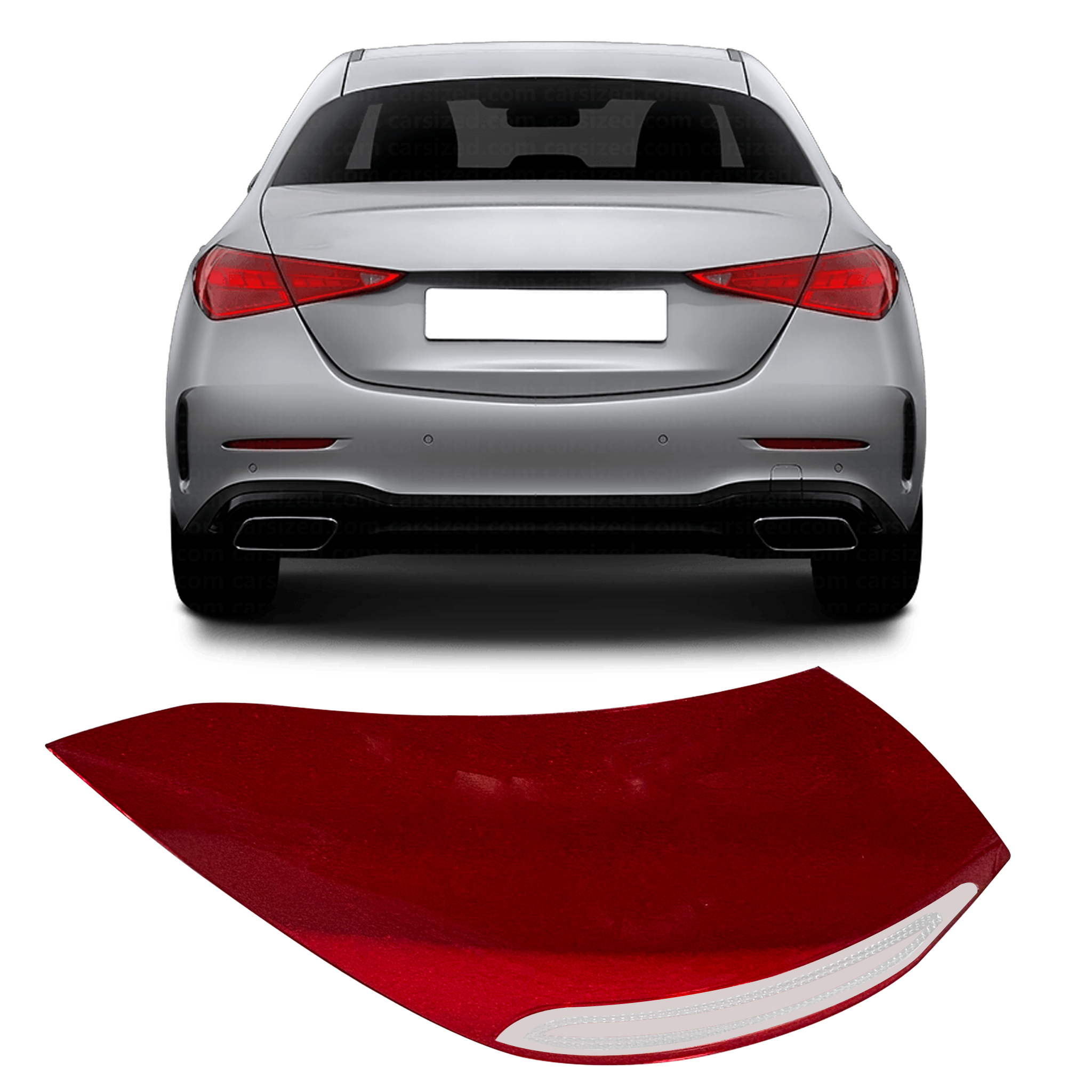 Outer Left (Passenger Side) Tail Lamp Cover for MERCEDES-BENZ CLS C257 (2019)