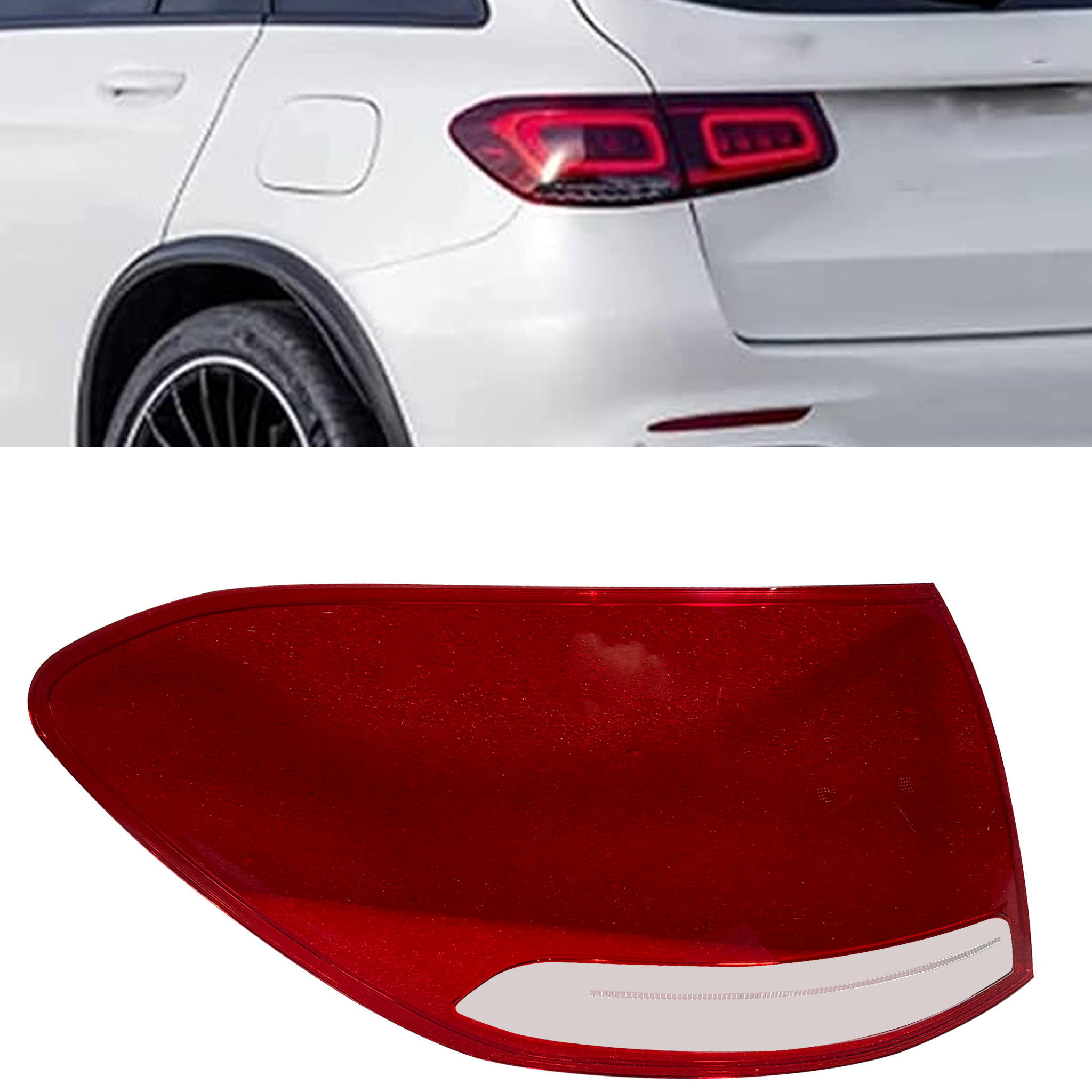 Outer Left (Passenger Side) Tail Lamp Cover for MERCEDES-BENZ GLC W253 (2015-2023)