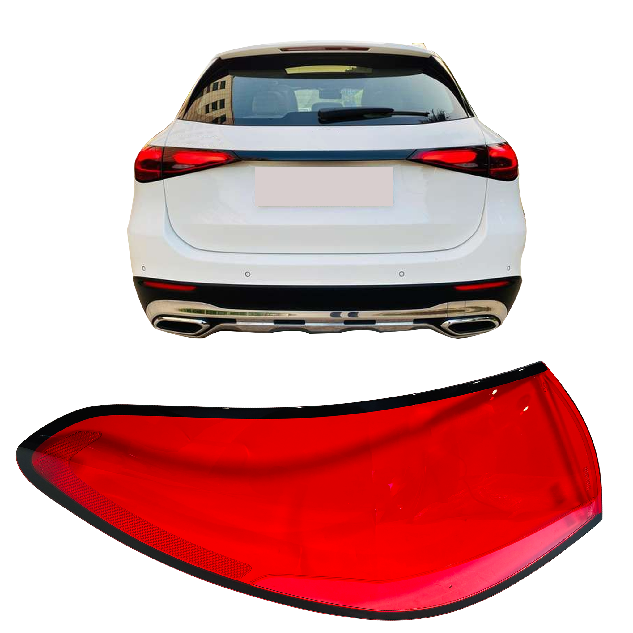 Outer Left (Passenger Side) Tail Lamp Cover for MERCEDES-BENZ GLC X254 (2022-2025)
