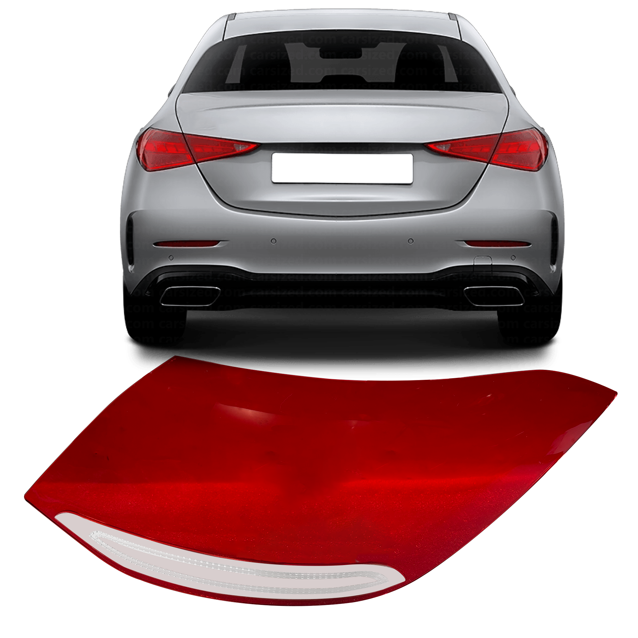 Outer Right (Driver Side) Tail Lamp Cover for MERCEDES-BENZ CLS C257 (2019)