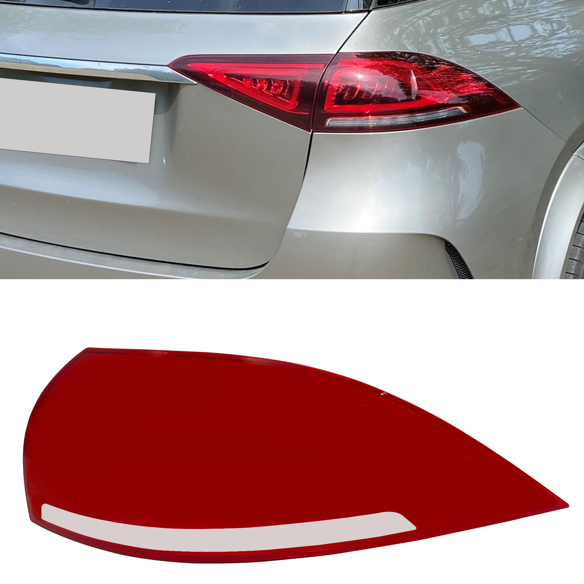Outer Right (Driver Side) Tail Lamp Cover for MERCEDES-BENZ GLE W167 (2018-2024)