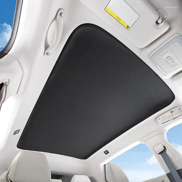 Panoramic Sunroof Curtain for AUDI Q7 4LB (2006-2015) in Black color