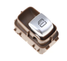 Passenger Power Window Switch for MERCEDES-BENZ C-CLASS W205 (2014-2023) in Brown color White Light With Chrome