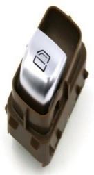 Passenger Power Window Switch for MERCEDES-BENZ E-CLASS W212 (2009-2016) in Brown color White Light