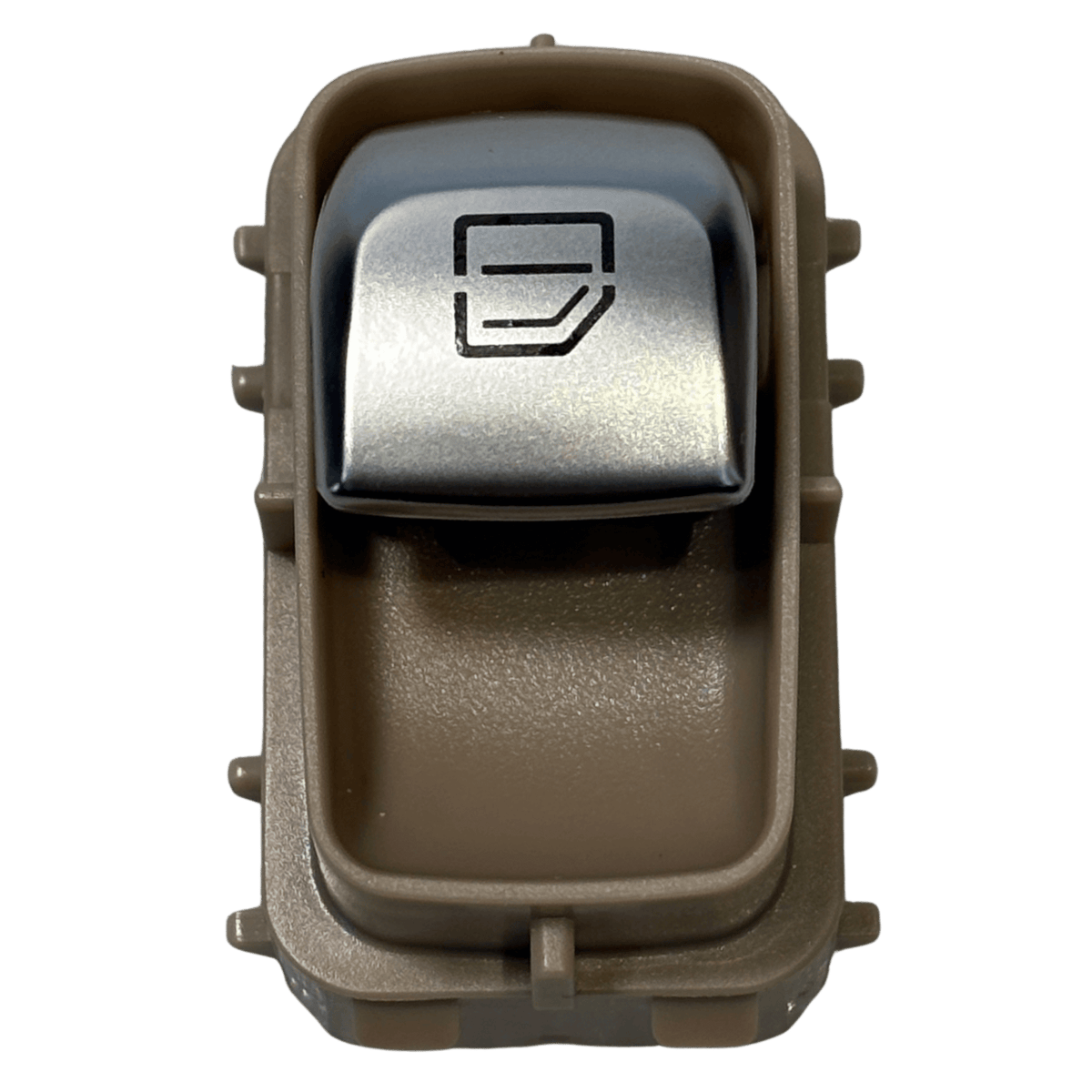 Passenger Power Window Switch for MERCEDES-BENZ E-CLASS W213 (2016-2023) in Beige Chrome color Orange Light