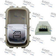 Passenger Power Window Switch for MERCEDES-BENZ GLC X253 (2015-2022) in Light Beige color 4 Pin White Light