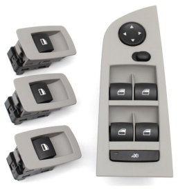 Power Window Switch for BMW 3 Series E91 (2005-2012) in Grey color 4 Pcs Standard Model
