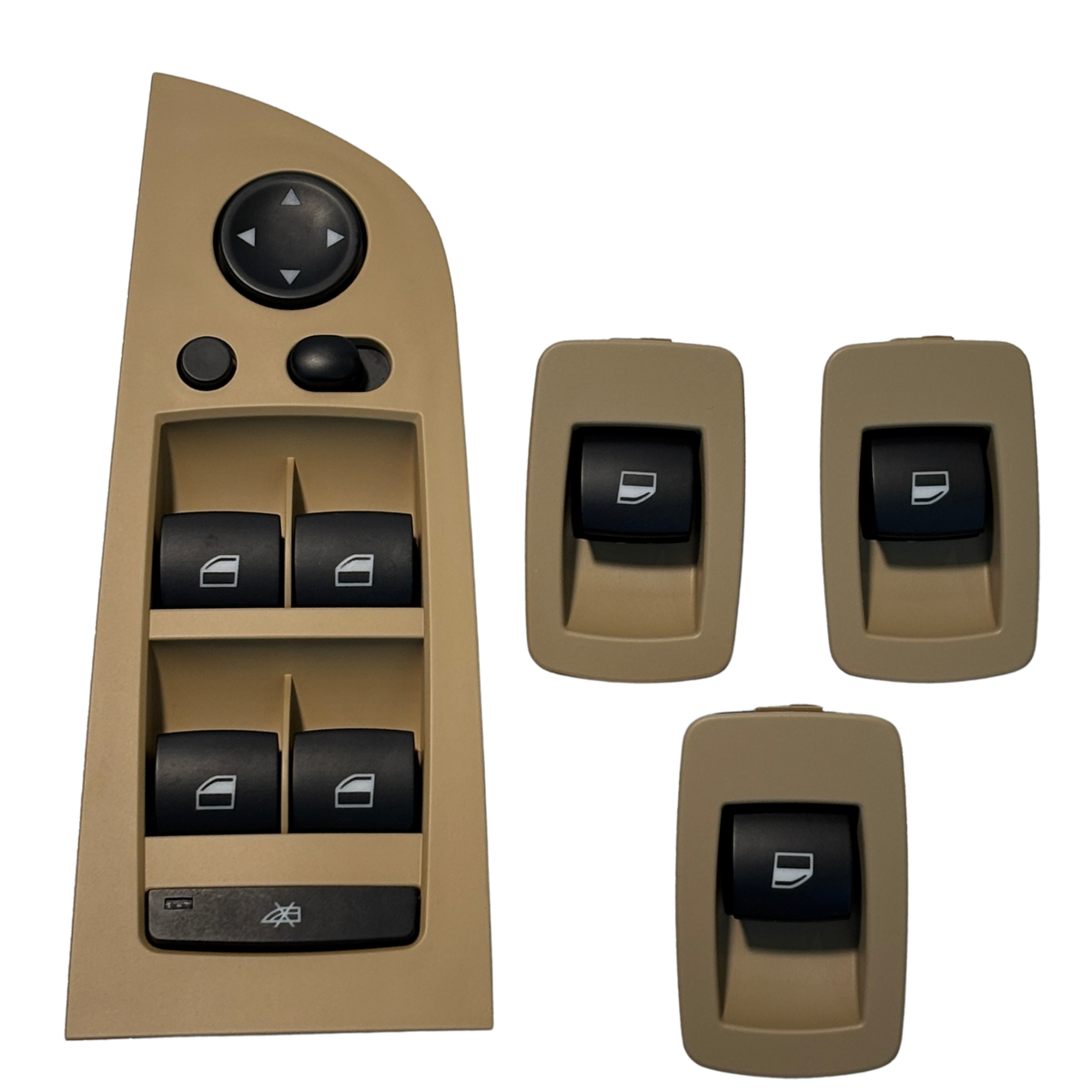 Power Window Switch for BMW X5 E70 (2008-2013) in Beige color 4 Pcs High-End Model
