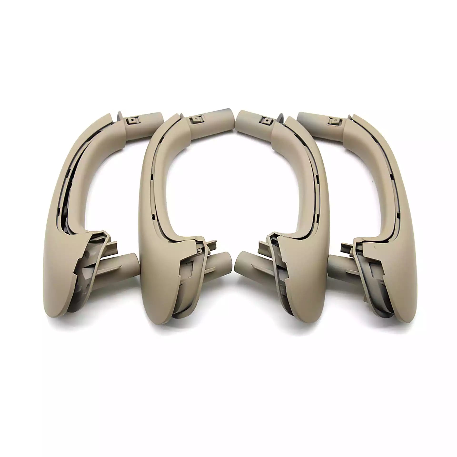 Mercedes Benz C-Class Sedan (2000-2007) Beige Inner Door Pull Handle Assembly Set (W203)