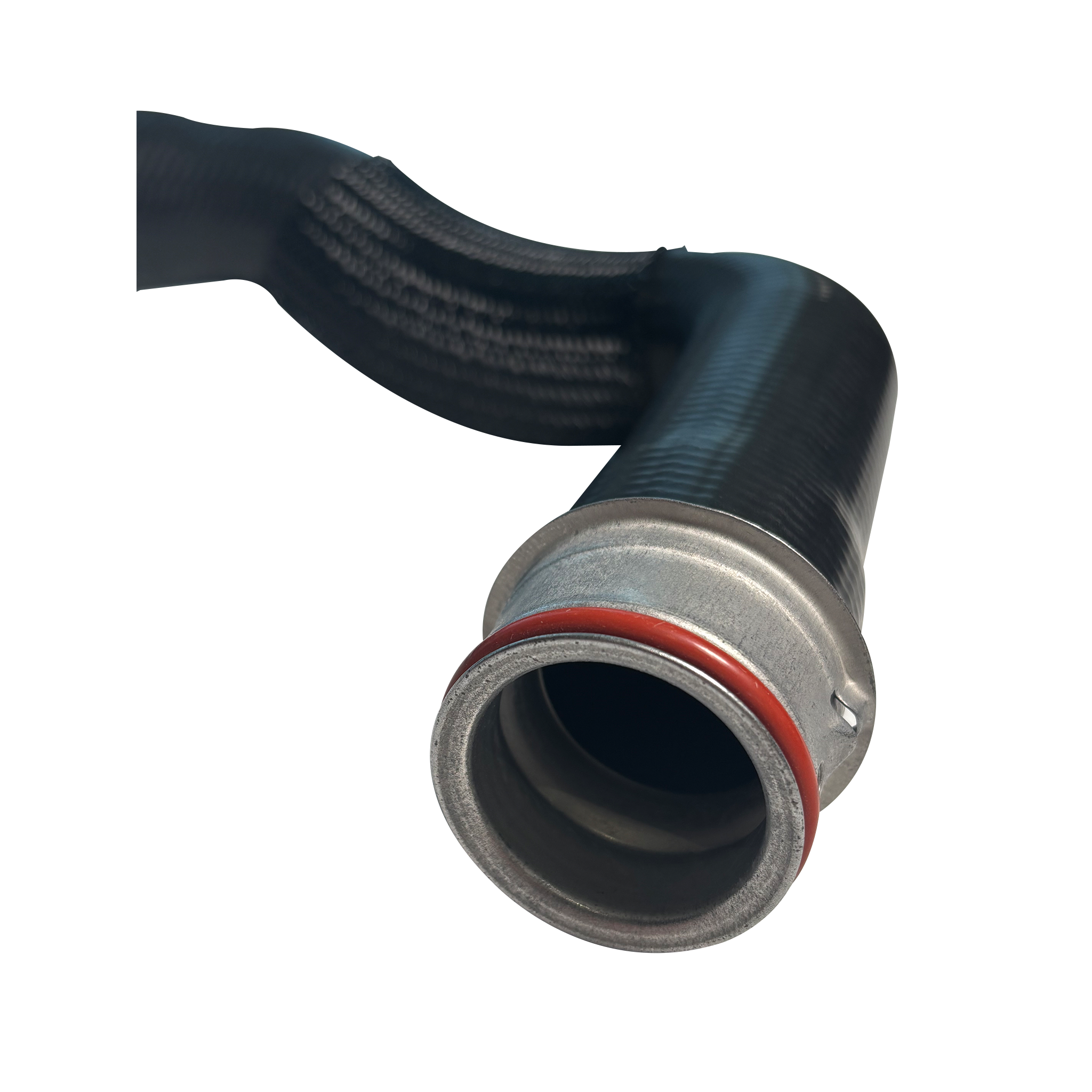 Radiator Hose Pipe for MERCEDES-BENZ C-CLASS W204 (2007-2014) in Black color Moulded, Reinforced Rubber with quick couplers