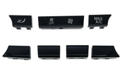 Rear AC Button Set for BMW 5 Series G38 (2017-2023) in Black color Model A