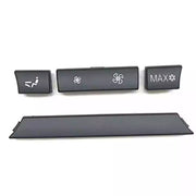 Rear AC Button Set for BMW 7 SERIES F02 (2009-2015) in Black color PC and ABS