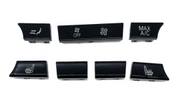 Rear AC Button Set for BMW 7 SERIES G11 (2015-2022) in Black color Polished Model B
