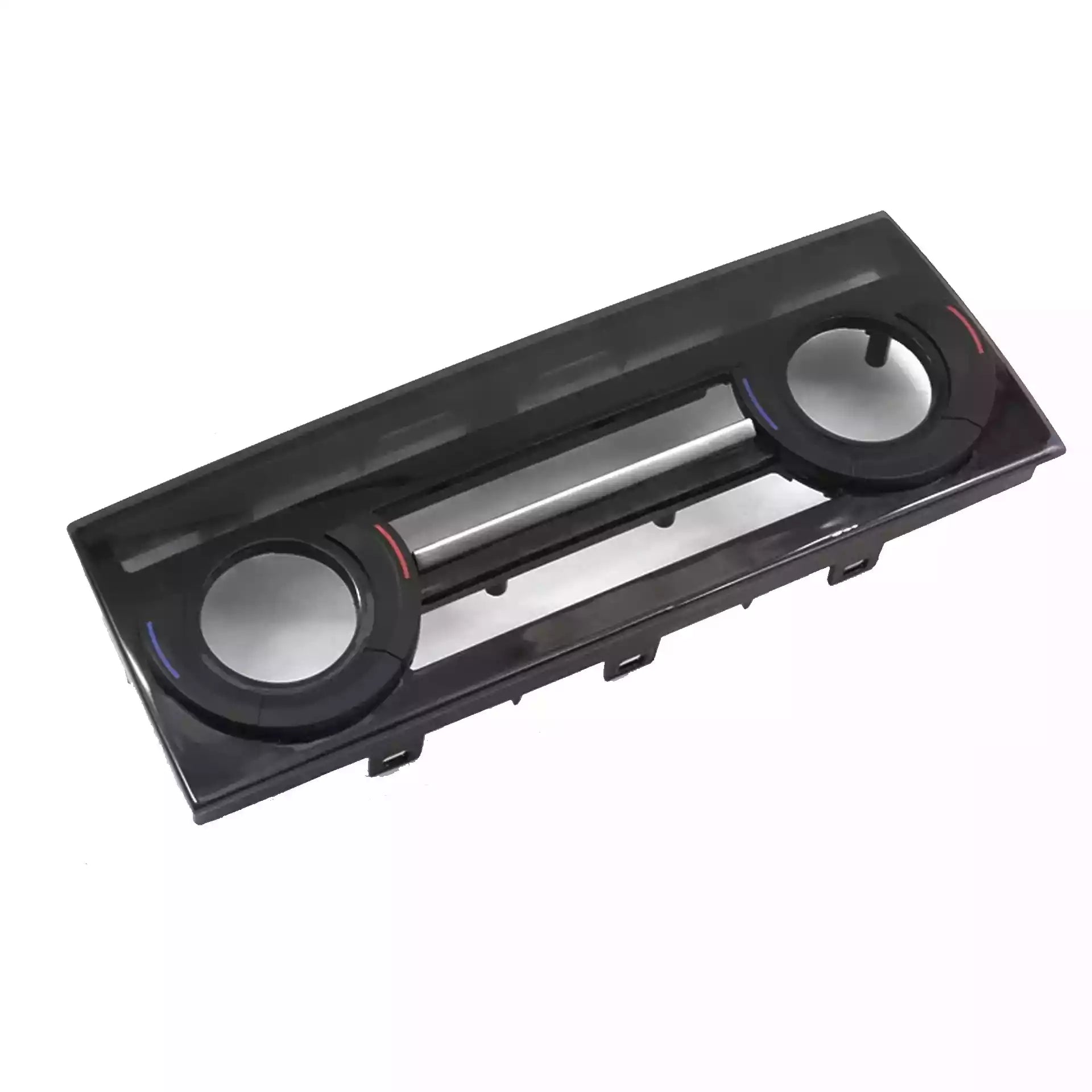 Rear AC Buttons Cover Panel for BMW 6 F06 (2012-2018) in Black color Model B, PC & ABS