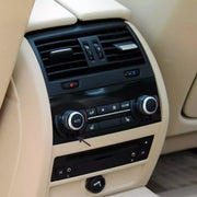 Rear AC Buttons Cover Panel for BMW 7 SERIES F01 (2009-2015) in Black color Model A, PC and ABS material