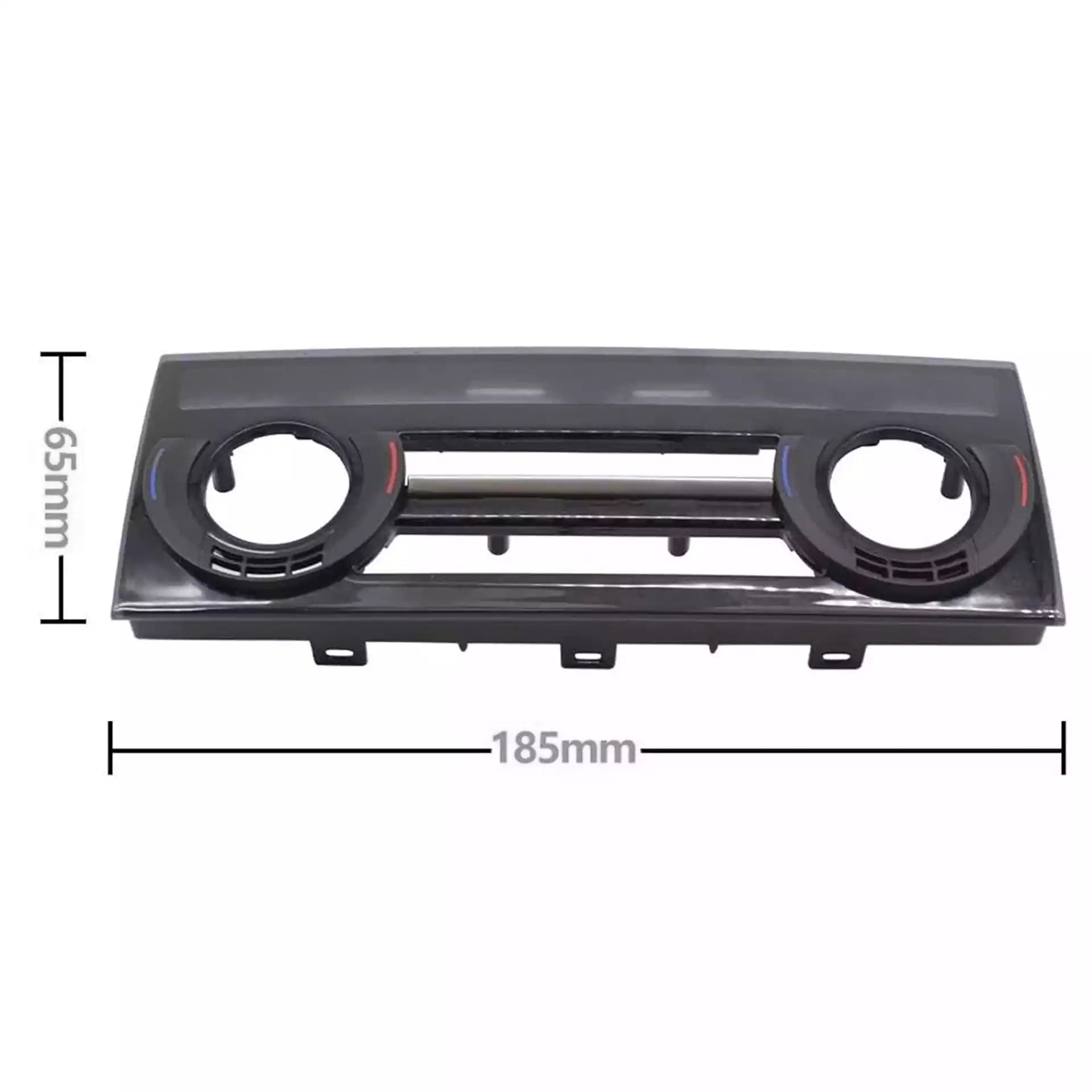 Rear AC Buttons Cover Panel for BMW X6 F16 (2014-2019) in Black color Model A, PC and ABS material