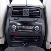 Rear AC Rotary Outer Cover Trim for BMW 5 SERIES F10 (2010-2016) in Black color Model B, PC and ABS