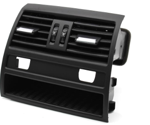 Rear AC Vent Assembly for BMW 5 Series F18 (2010-2016) in Chrome color with Heating Buttons